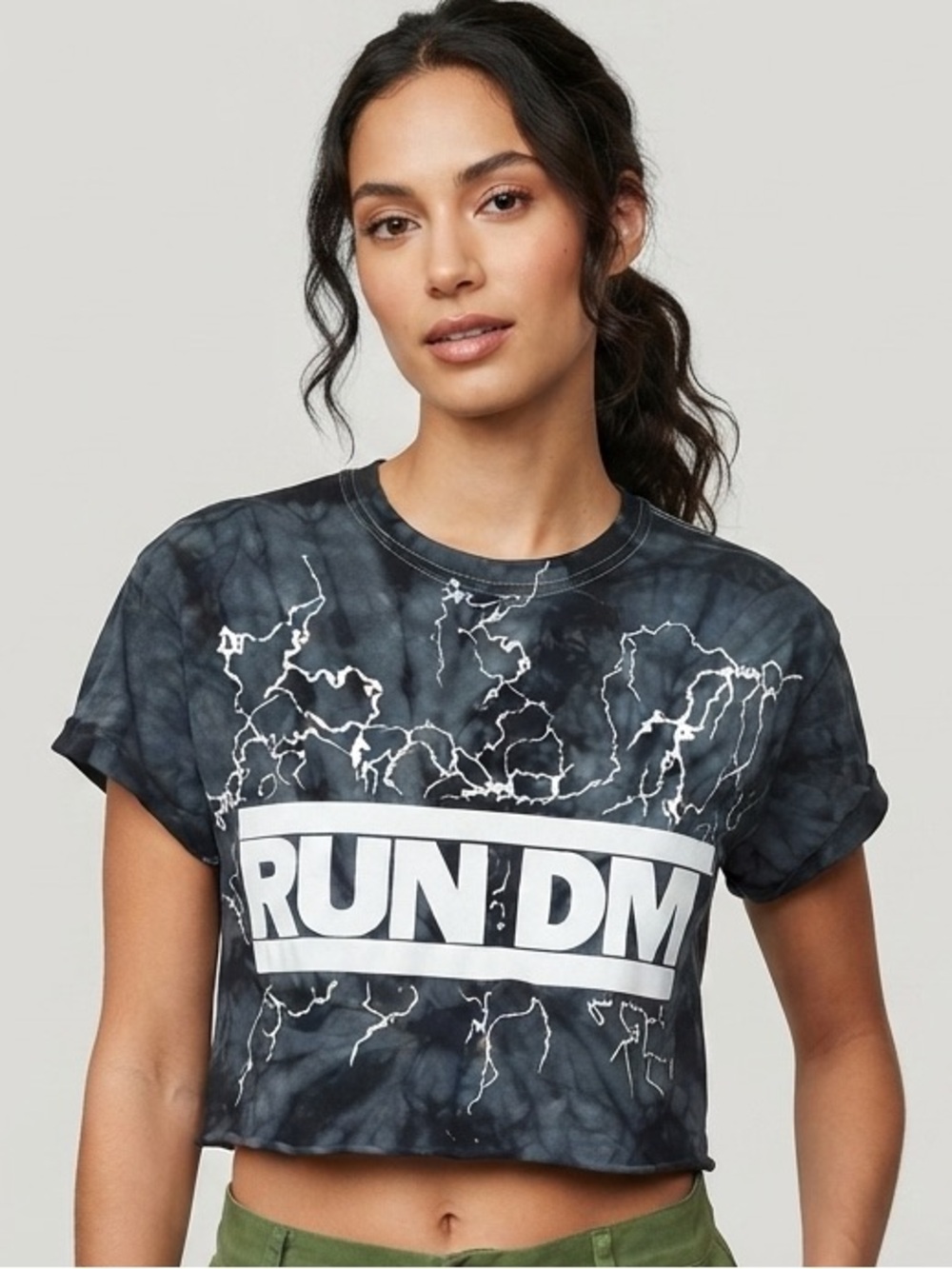 Alice + Olivia JEANS x RUN DMC Graphic Crop Tee
Size XS/S (tagged S)